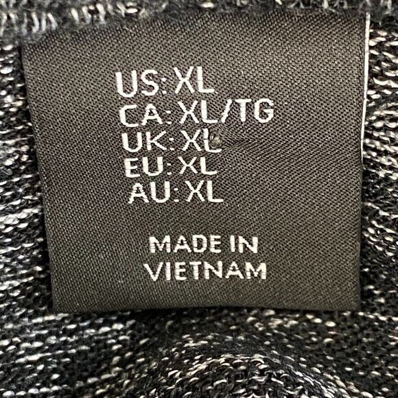 Tahari Sweater Womens XL Gray Long Sleeve Round Neck Back Insert Top Blouse - Picture 3 of 12